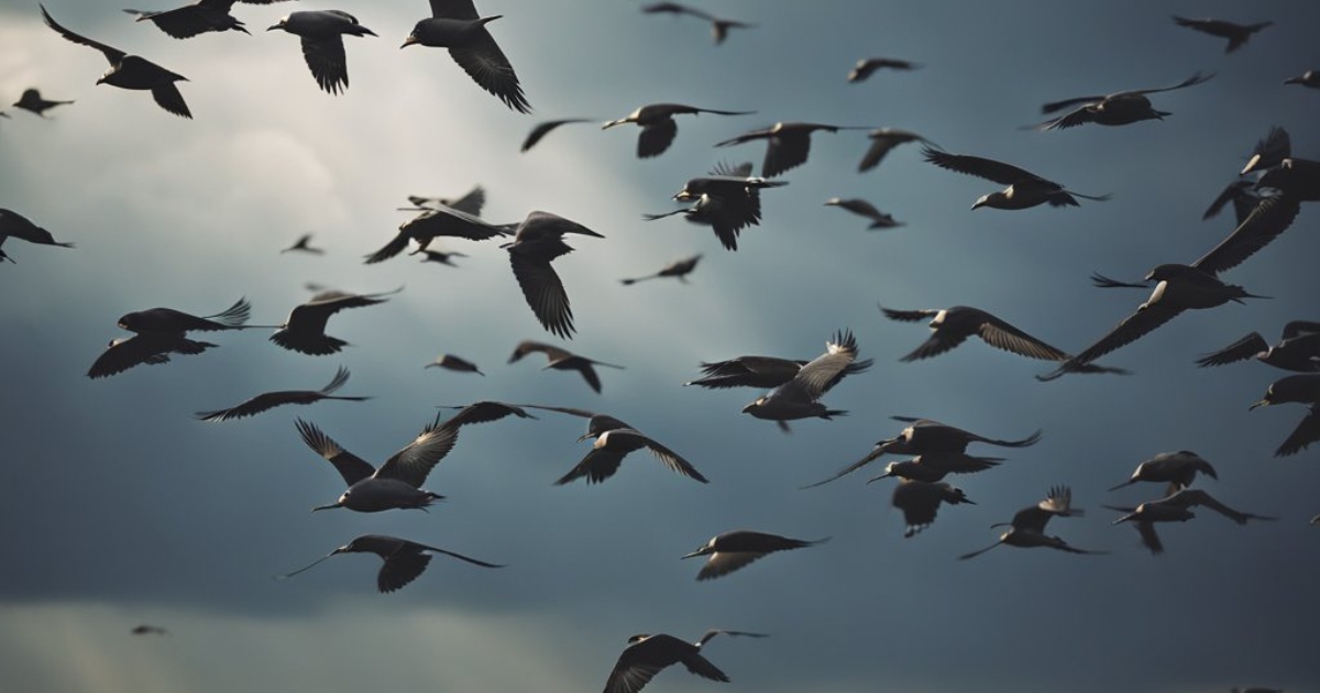 How Do Birds Act Before A Storm