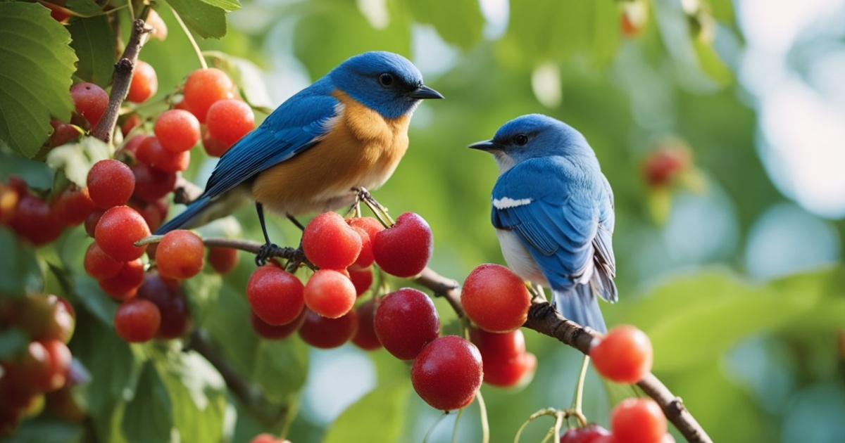 What to Feed Blue Birds in the Summer