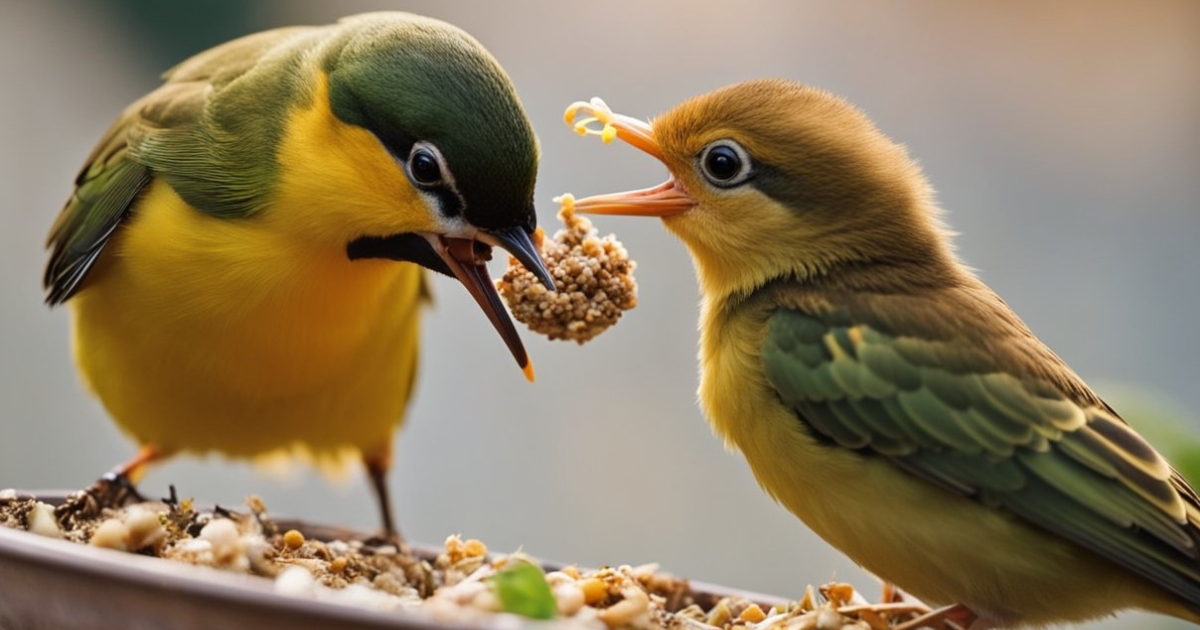 what do baby birds eat