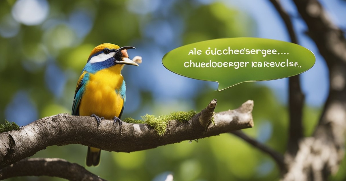 what bird says cheeseburger