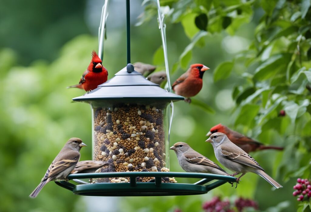 Birds That Eat Safflower Seeds